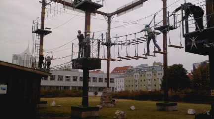 Hochseilgarten - Konfis 2008/09
